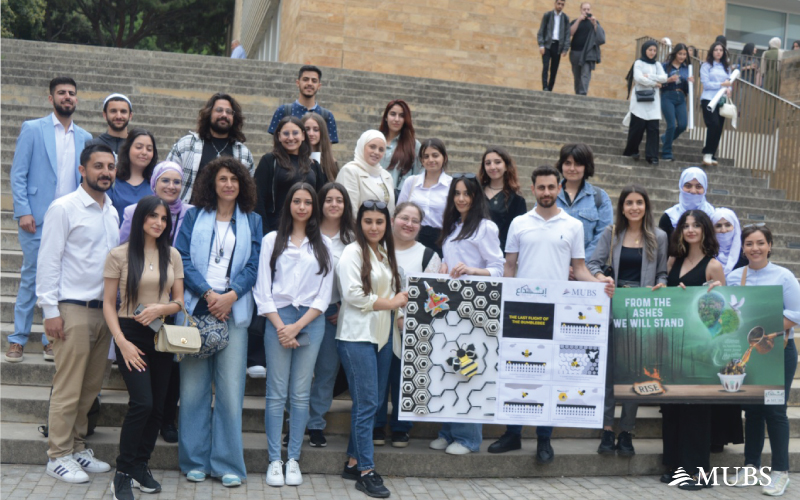 Graphic Design Students Win 1st & 2nd Place at AUB’s IBDAA Competition 2025